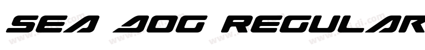 Sea Dog Regular字体转换